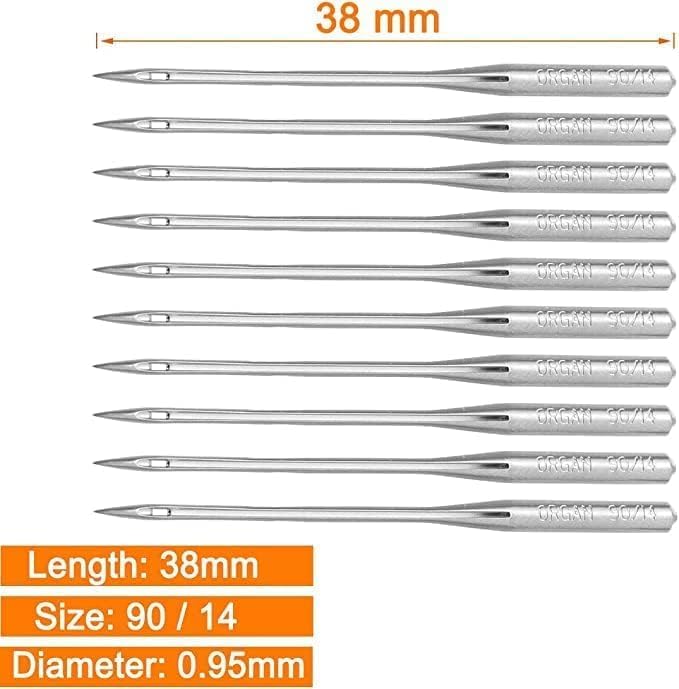 APACALI 50 Pcs Embroidery Sewing Needles for Brother Machine Needles Size 90/14 130/705H HAx1 Sewing Needles for Brother Sewing Machine (5 Pack of 10 Needles) - Image 2